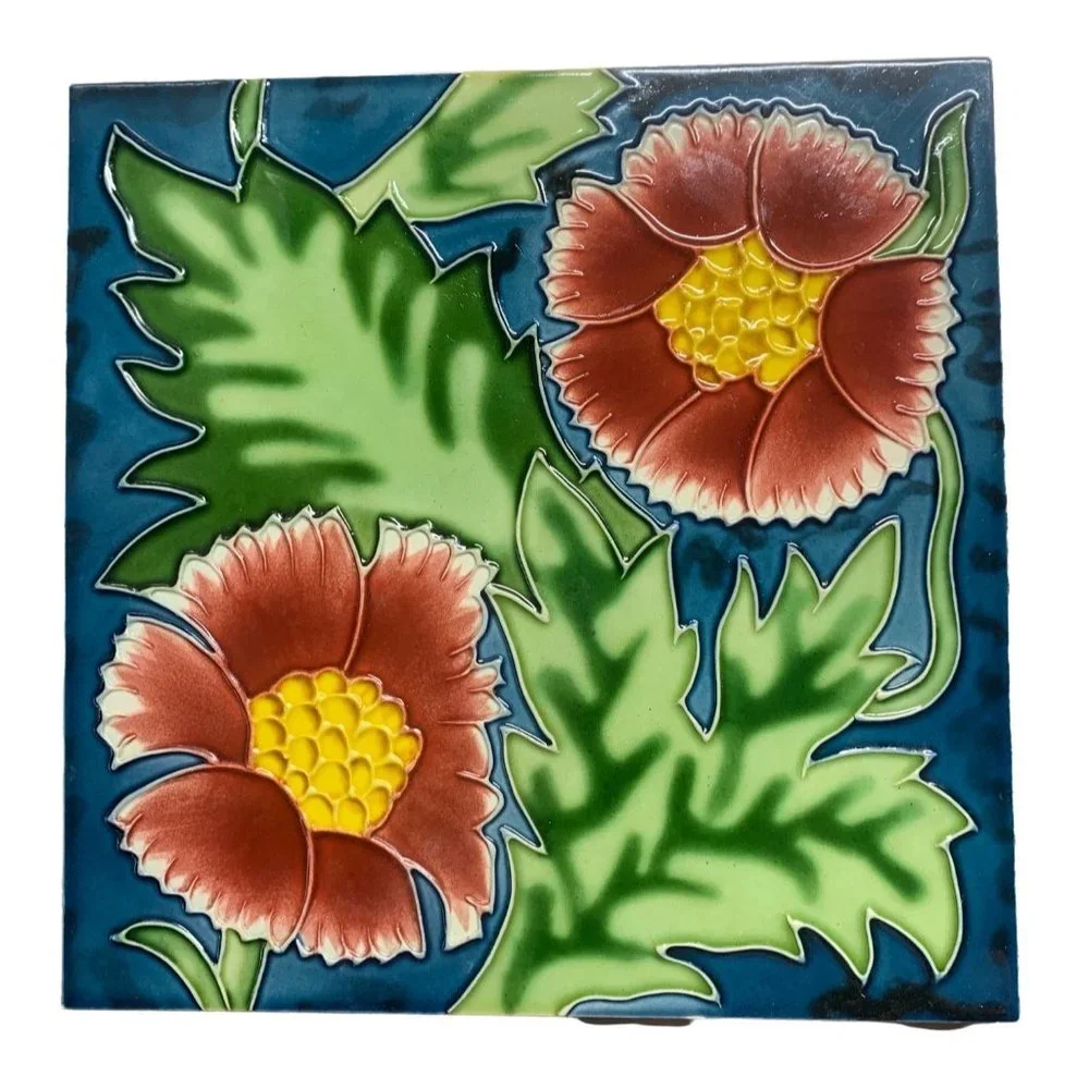Flower Backsplash 8x8 Decorative Wall Art Ceramic Tile New - Picture 1 of 2